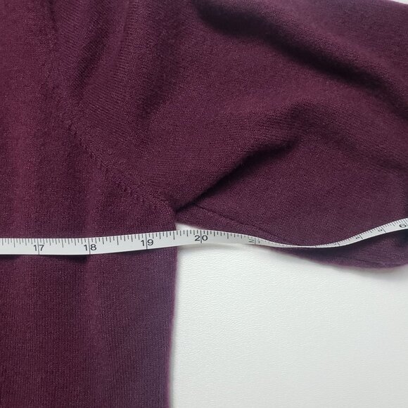 Stitch Fix X Evolution Open Cardigan Sweater Womens M Burgundy Ancho Chili - Picture 6 of 16